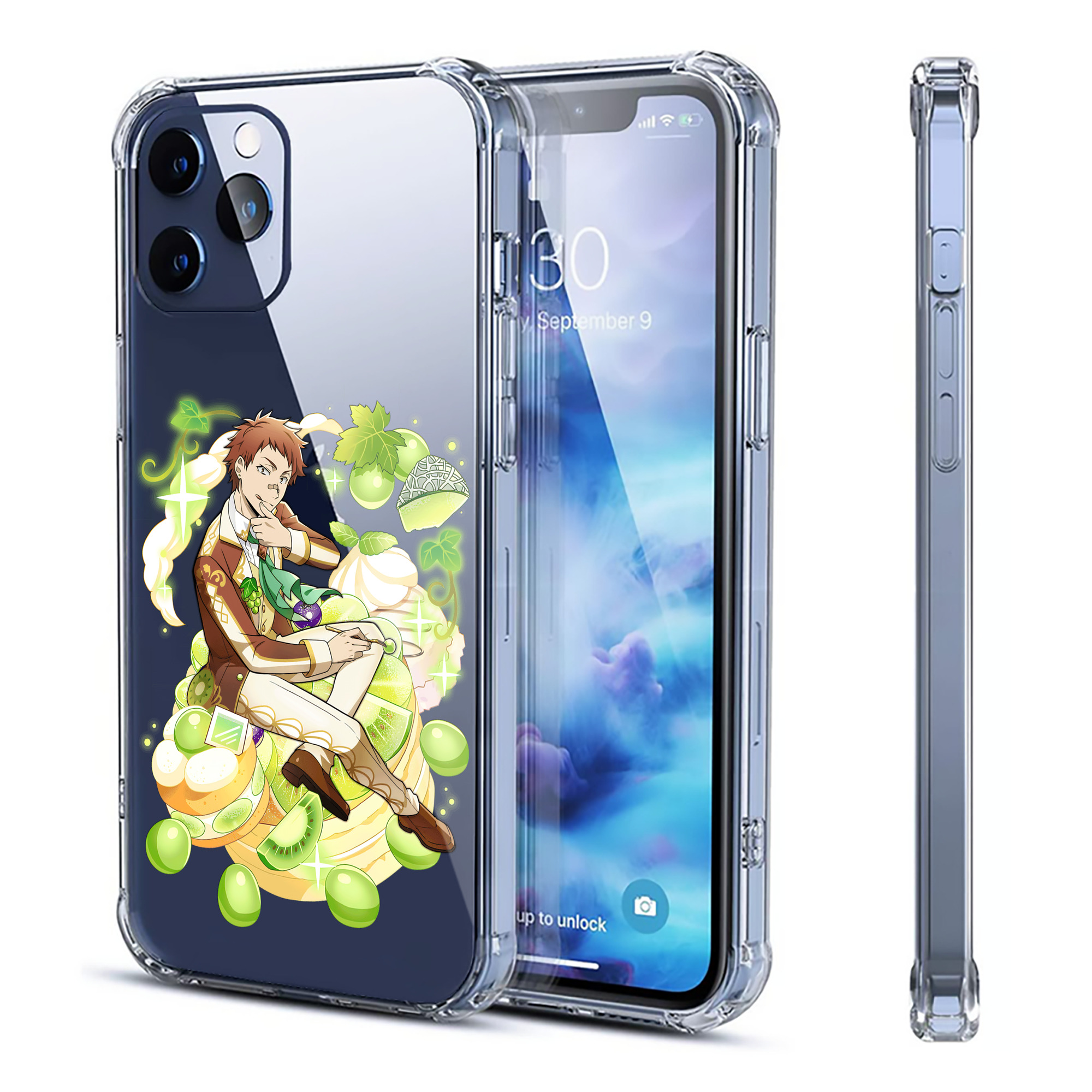 （画像用） 文豪ストレイドッグス Bungo Stray Dogs 【iPhone 12シリーズ対応】透明スマホケース（クリアソフトケース）